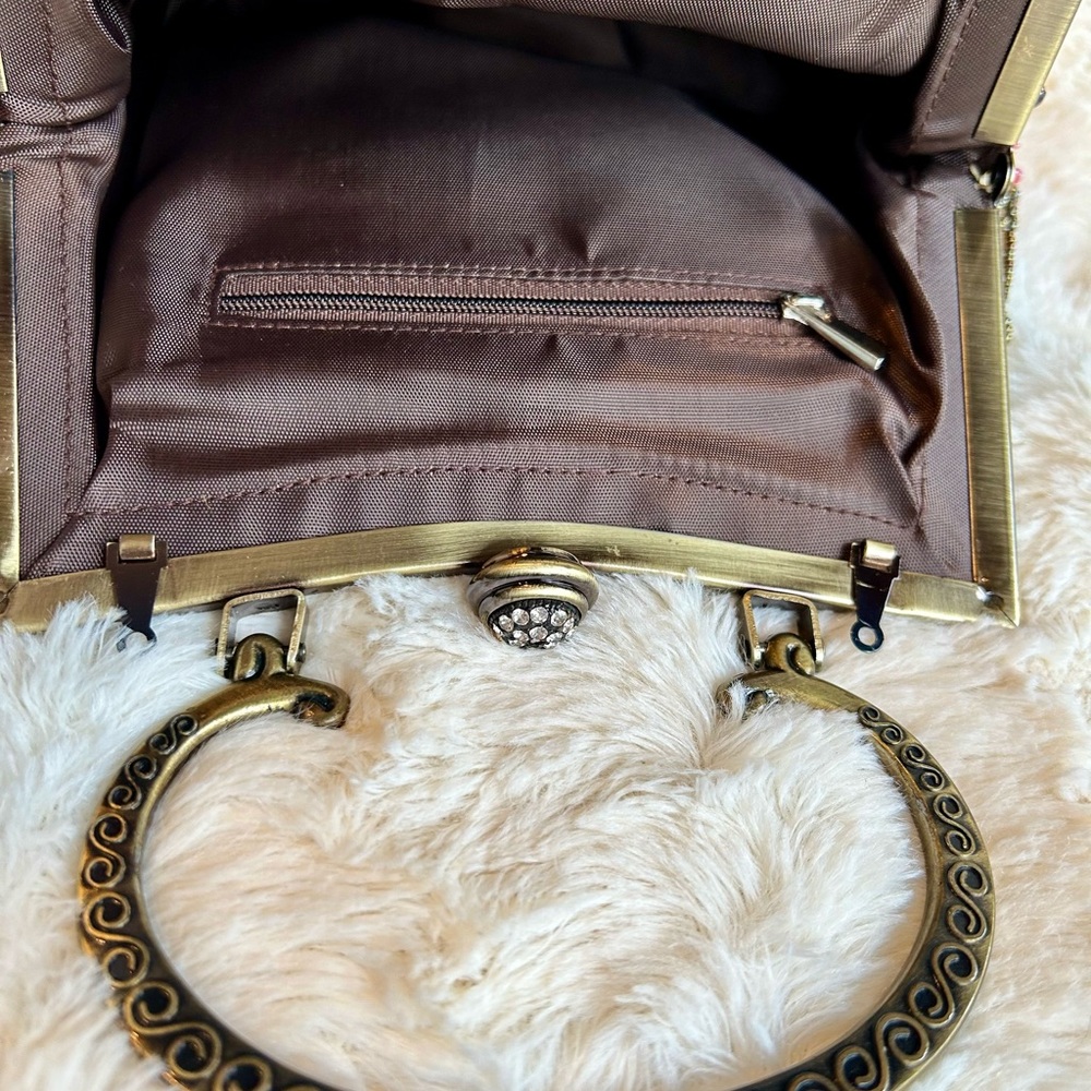 Vintage beaded evening bag - Picture 6 of 7